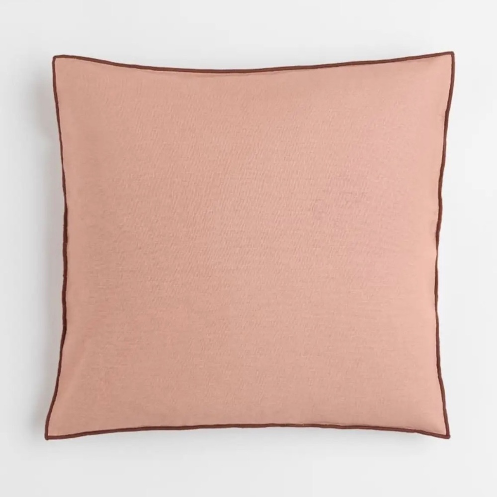Two H&M Home Linen Blend Throw Pillow Covers